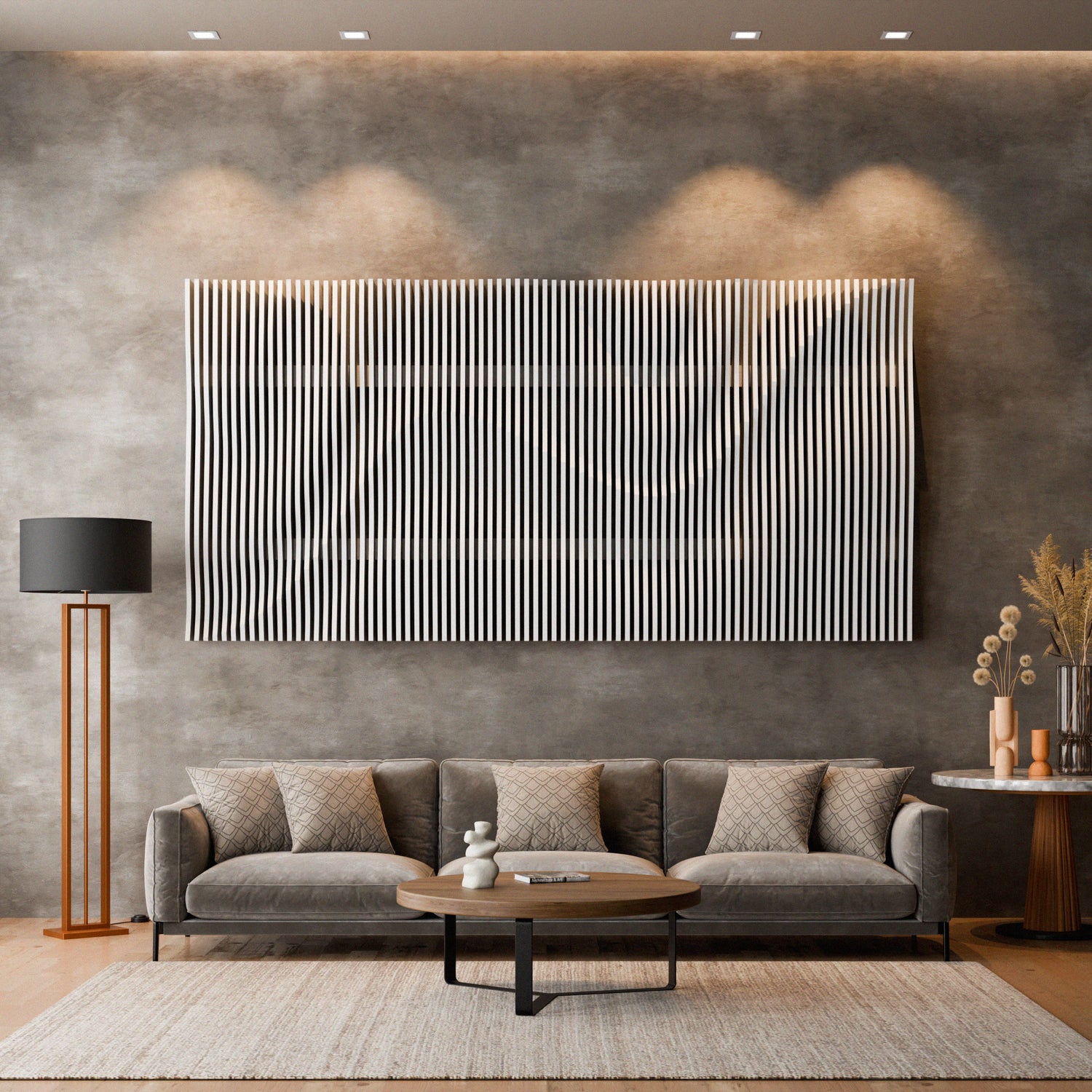 Parametric 3D Wood Wall Art Panel