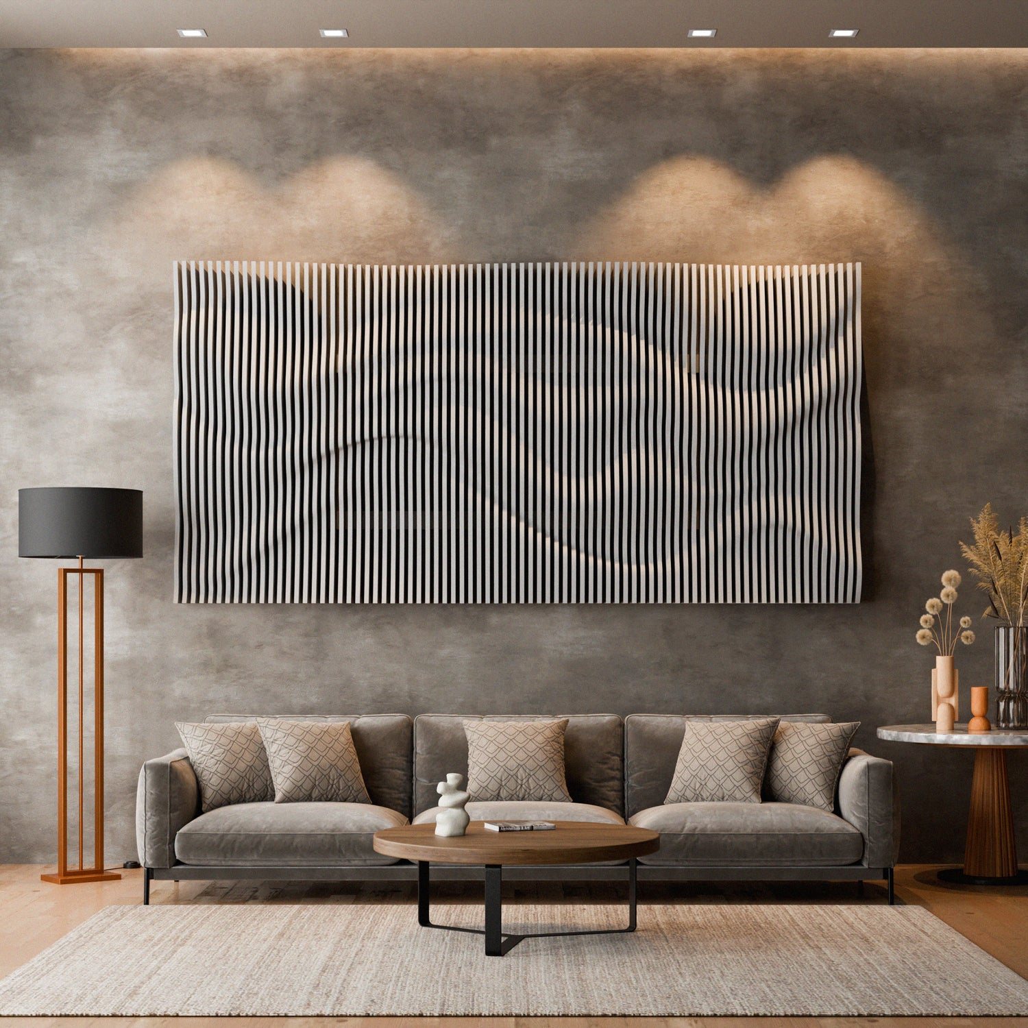 Parametric 3D Wood Wall Art Panel