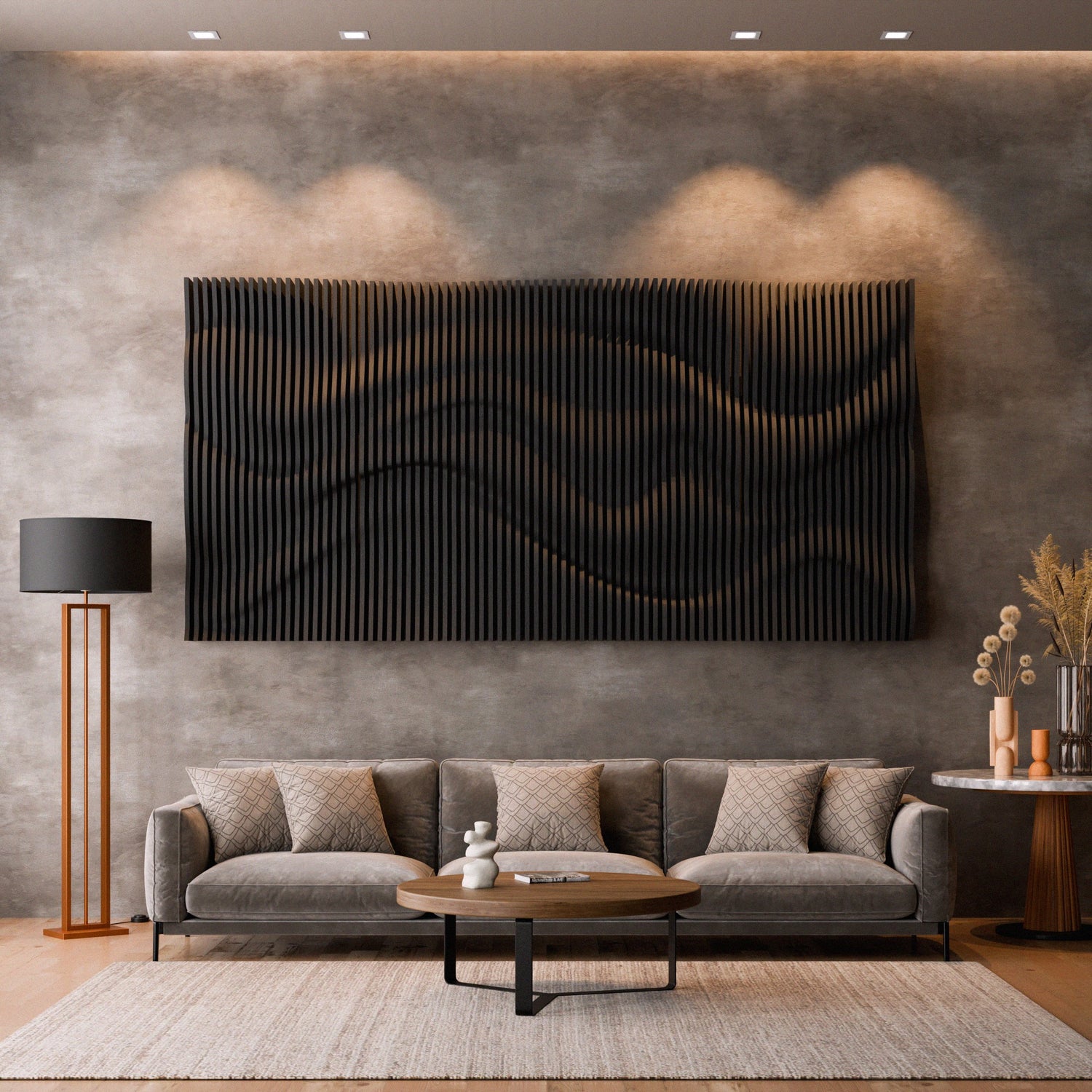 Parametric 3D Wood Wall Art Panel