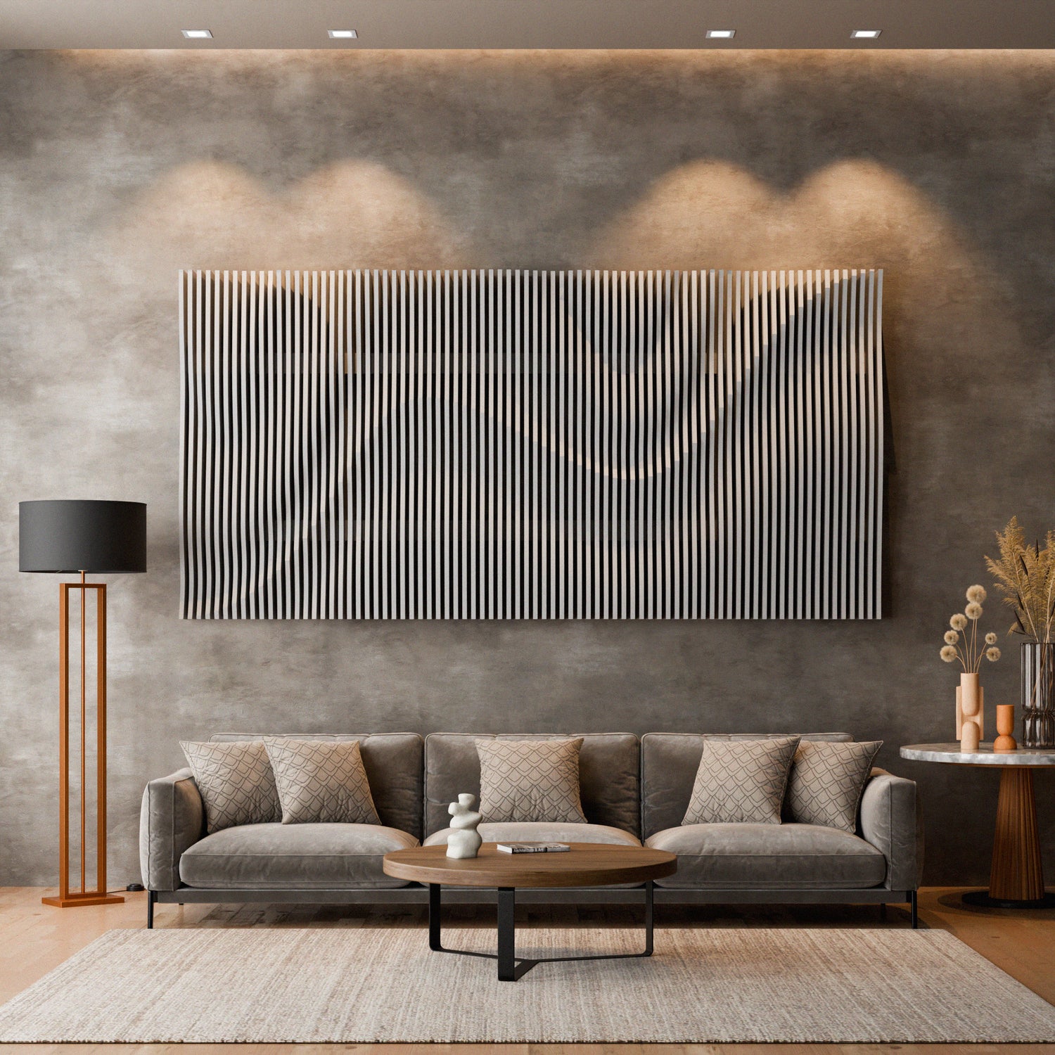 Parametric 3D Wood Wall Art Panel