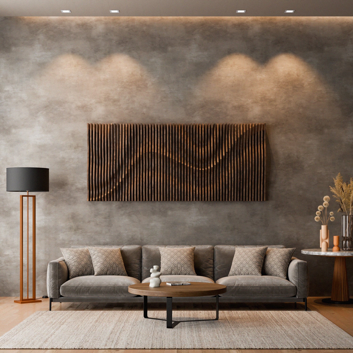 Parametric 3D Wood Wall Art Panel