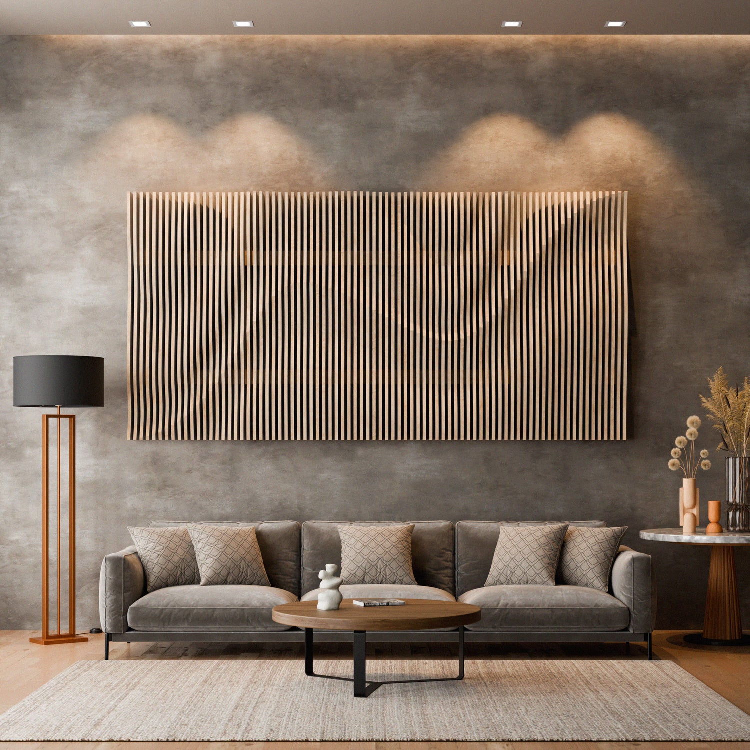 Parametric 3D Wood Wall Art Panel