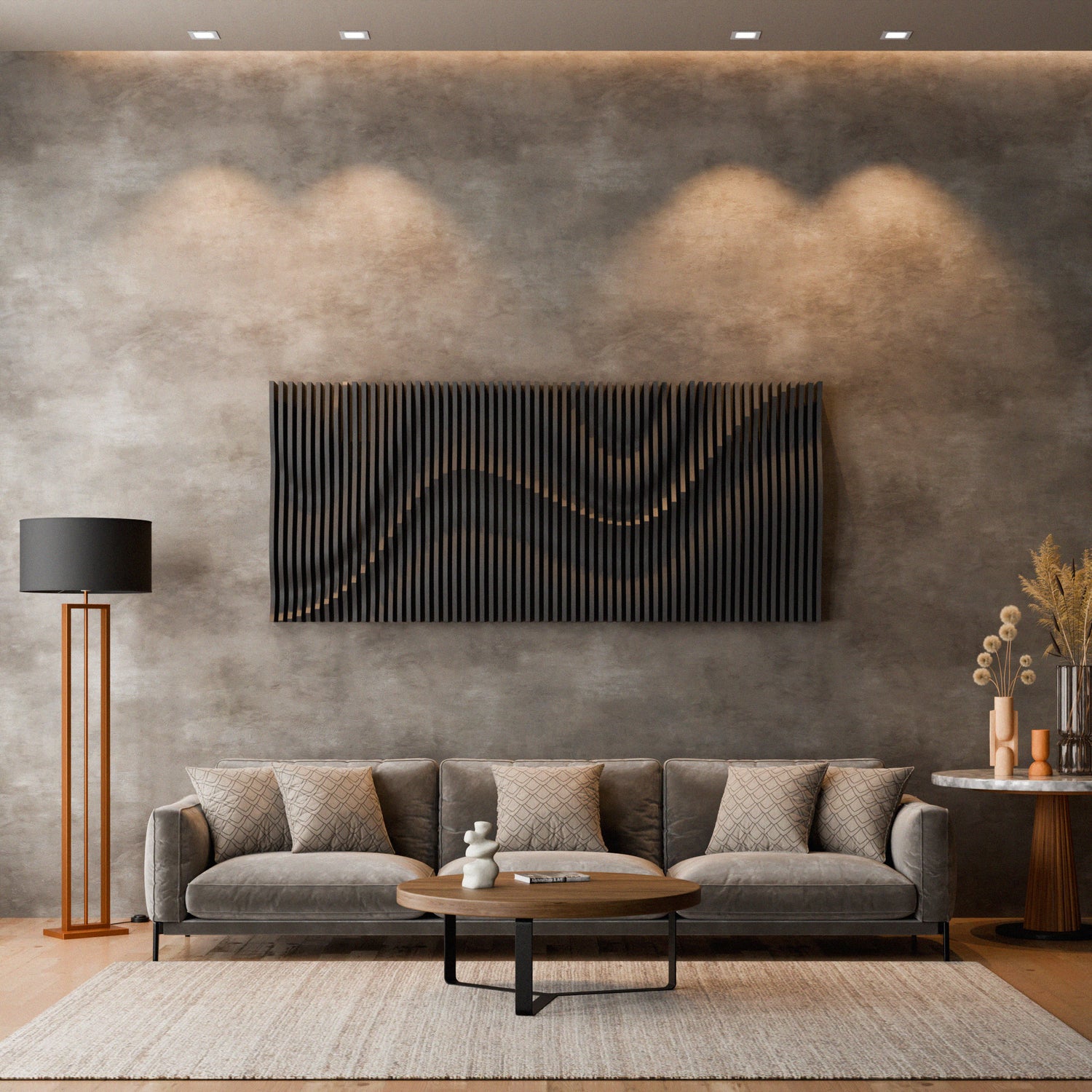 Parametric 3D Wood Wall Art Panel