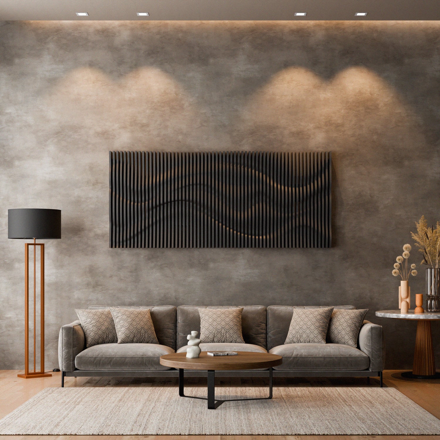 Parametric 3D Wood Wall Art Panel