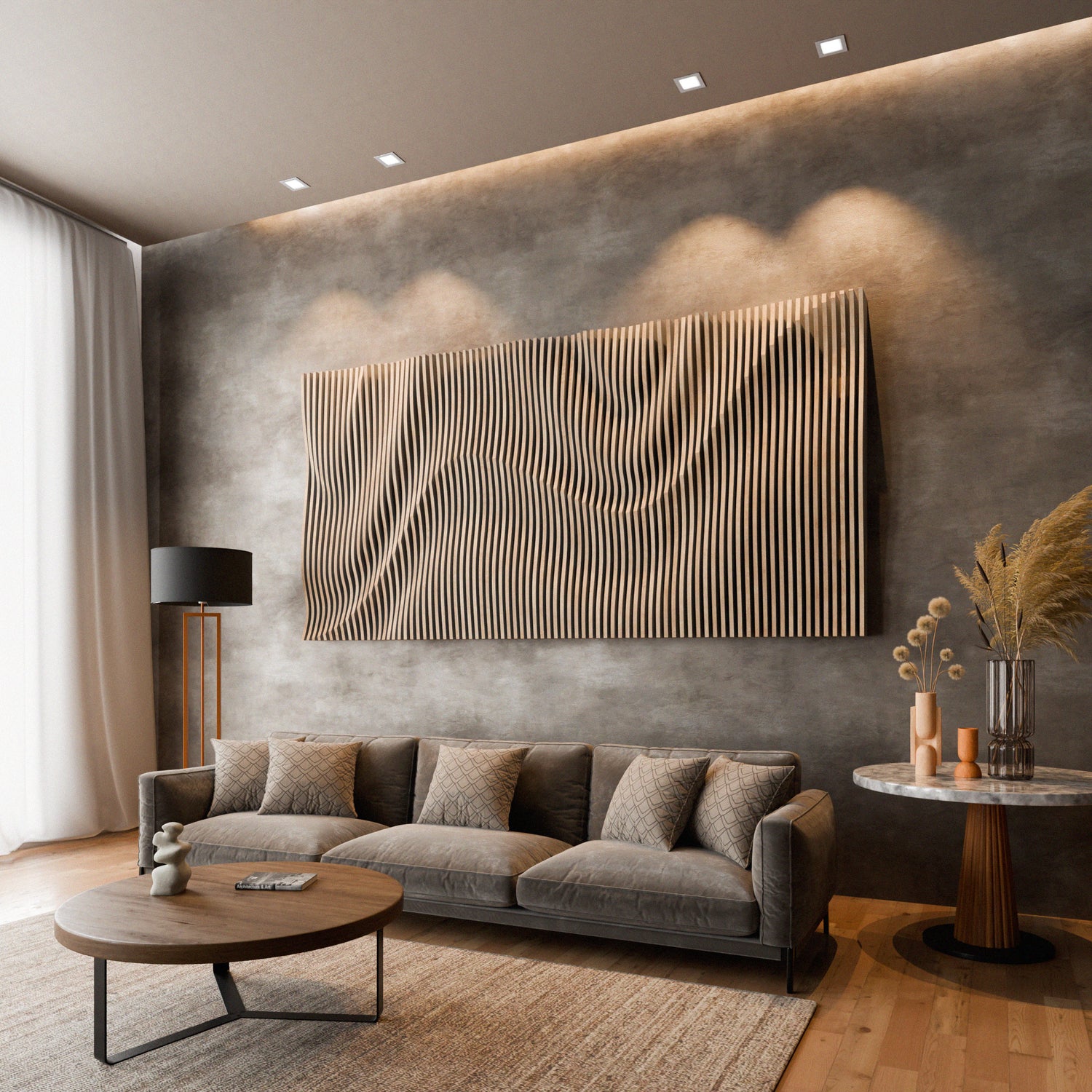 Parametric 3D Wood Wall Art Panel