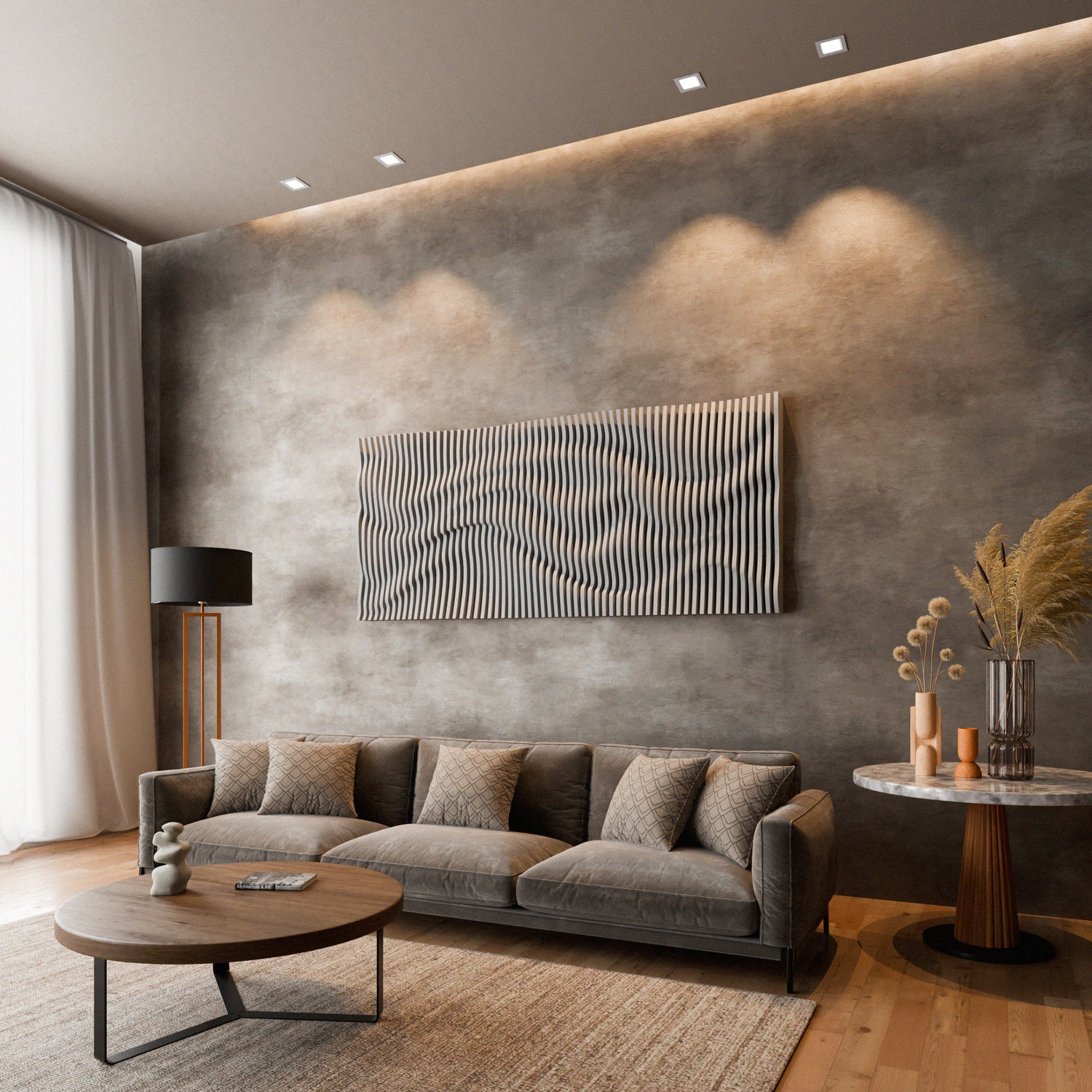 Parametric 3D Wood Wall Art Panel