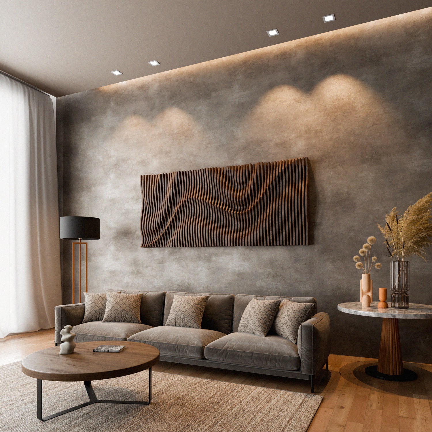 Parametric 3D Wood Wall Art Panel