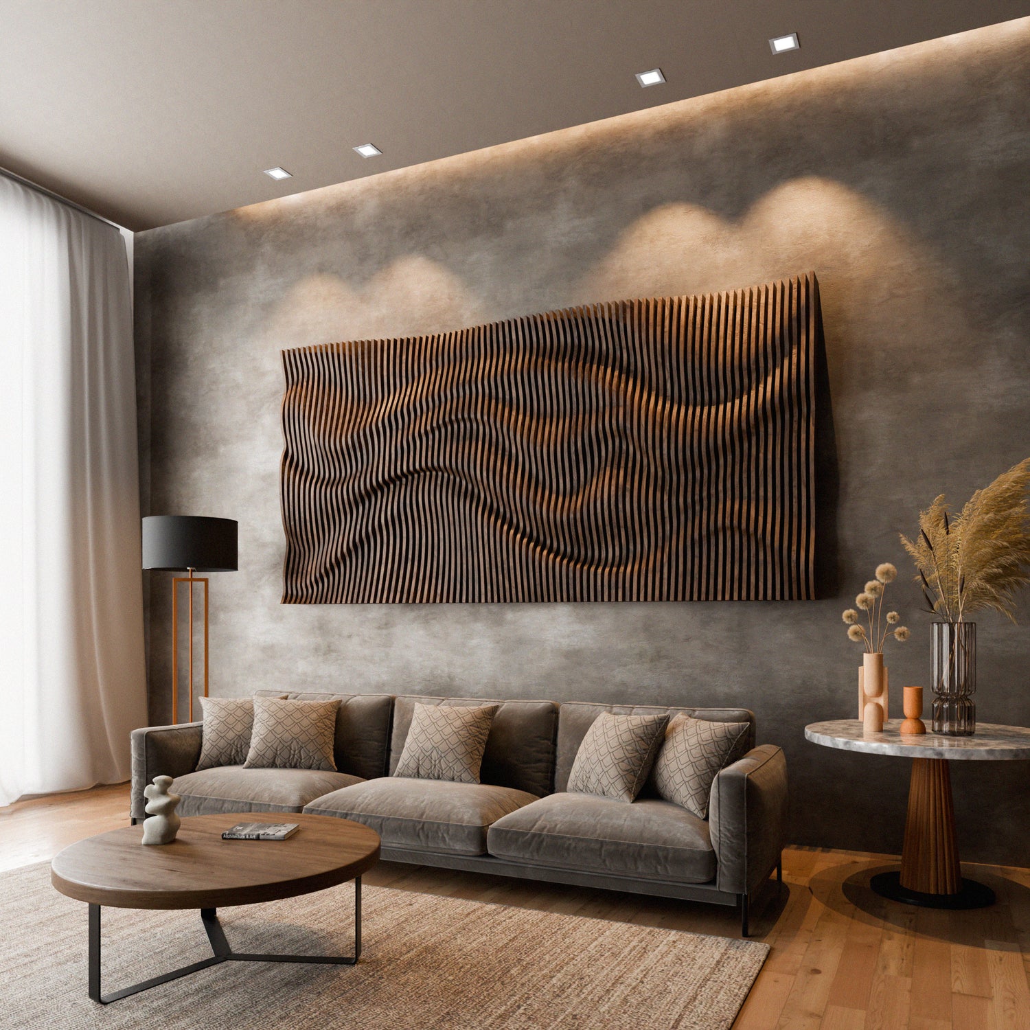 Parametric 3D Wood Wall Art Panel