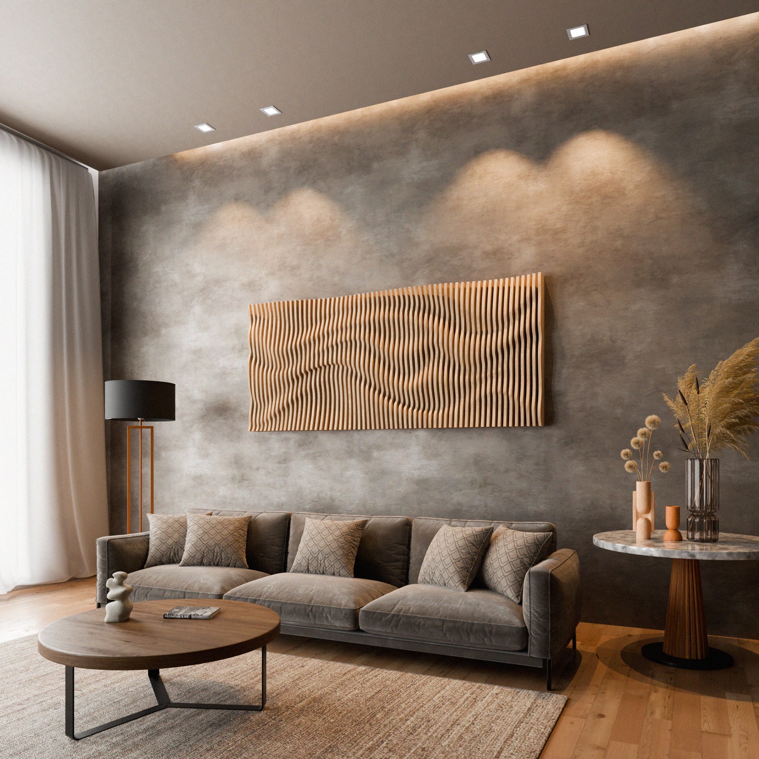 Parametric 3D Wood Wall Art Panel