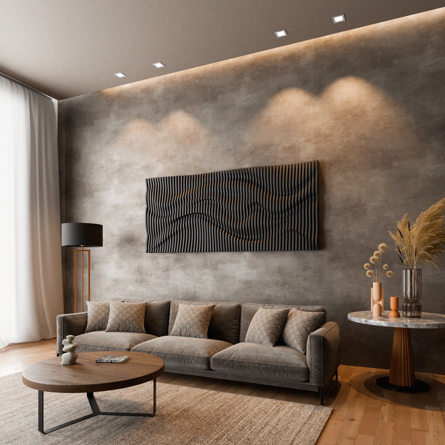 Parametric 3D Wood Wall Art Panel