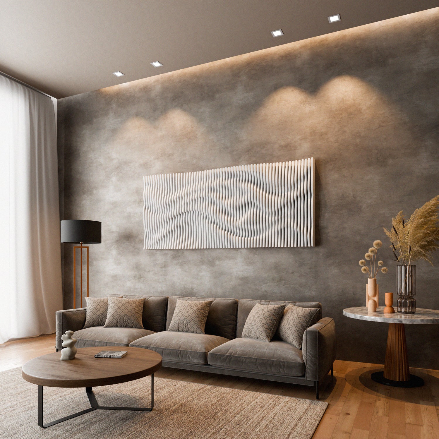 Parametric 3D Wood Wall Art Panel
