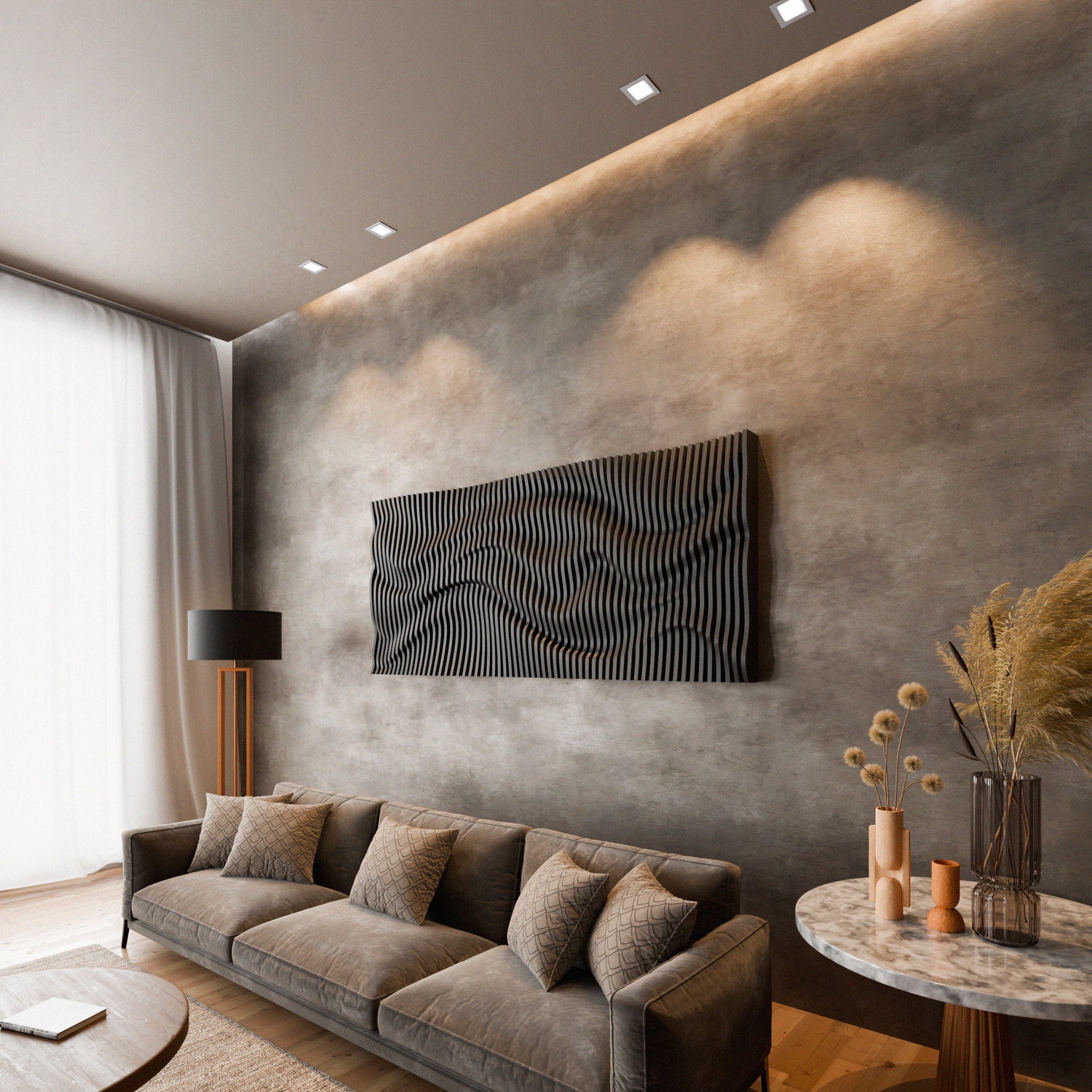Parametric 3D Wood Wall Art Panel