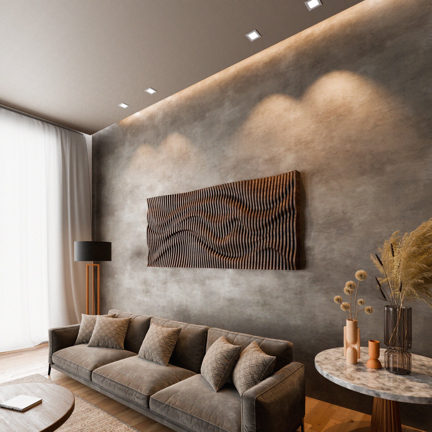 Parametric 3D Wood Wall Art Panel