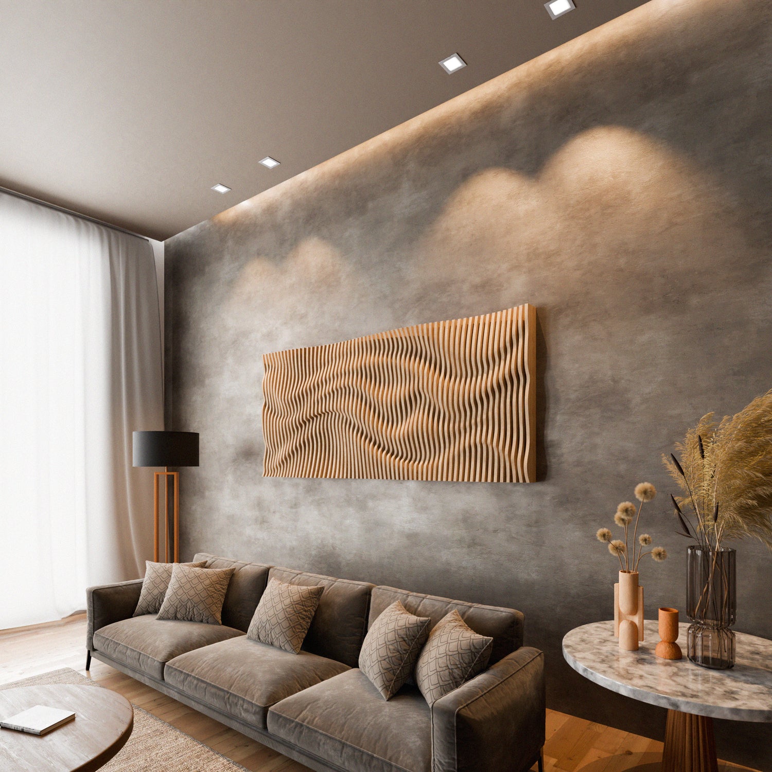 Parametric 3D Wood Wall Art Panel