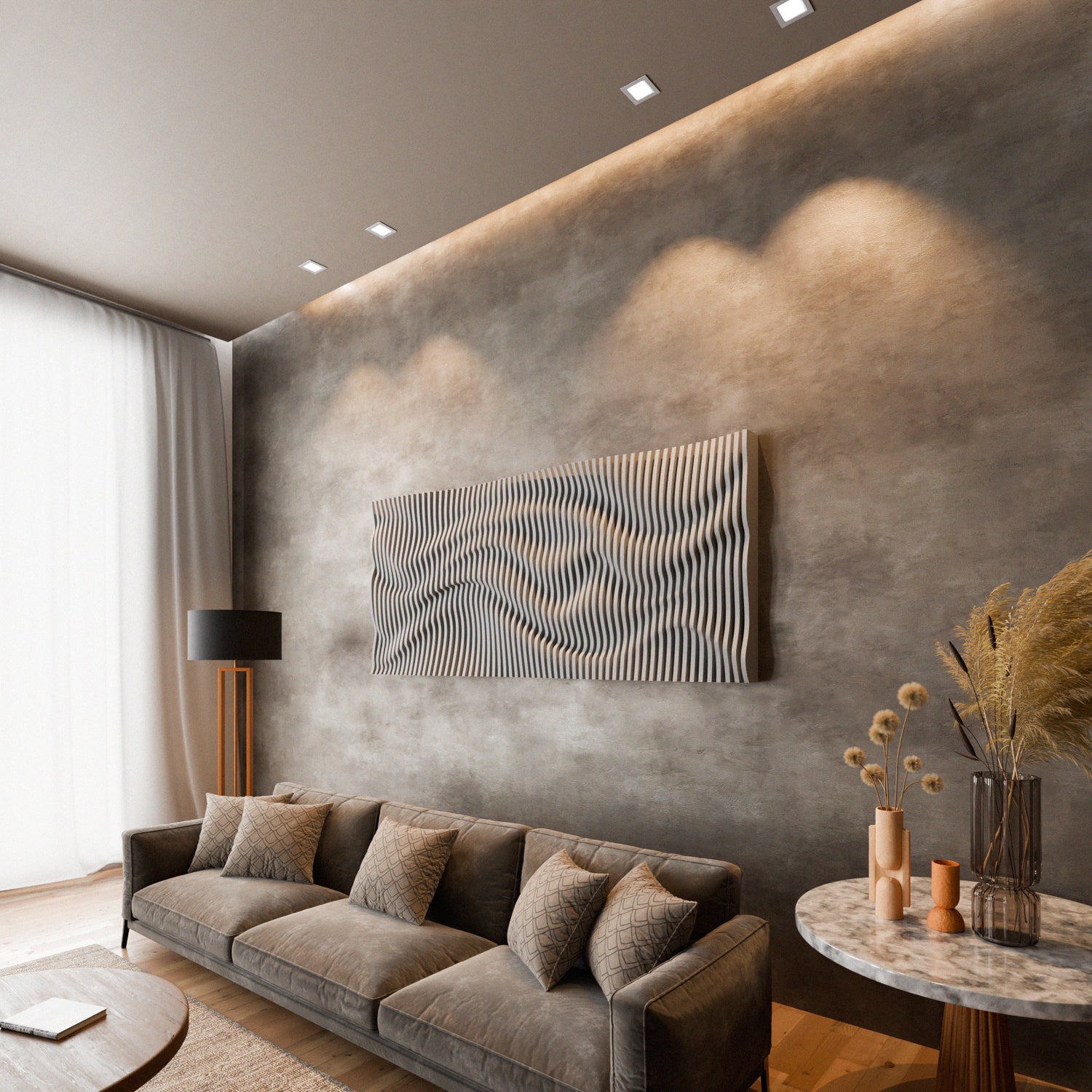 Parametric 3D Wood Wall Art Panel