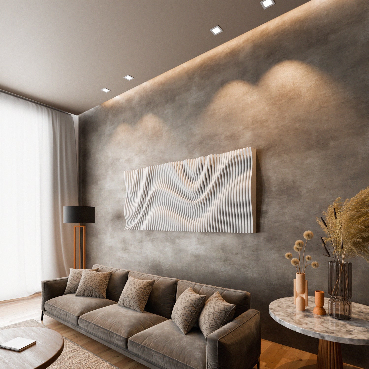 Parametric 3D Wood Wall Art Panel