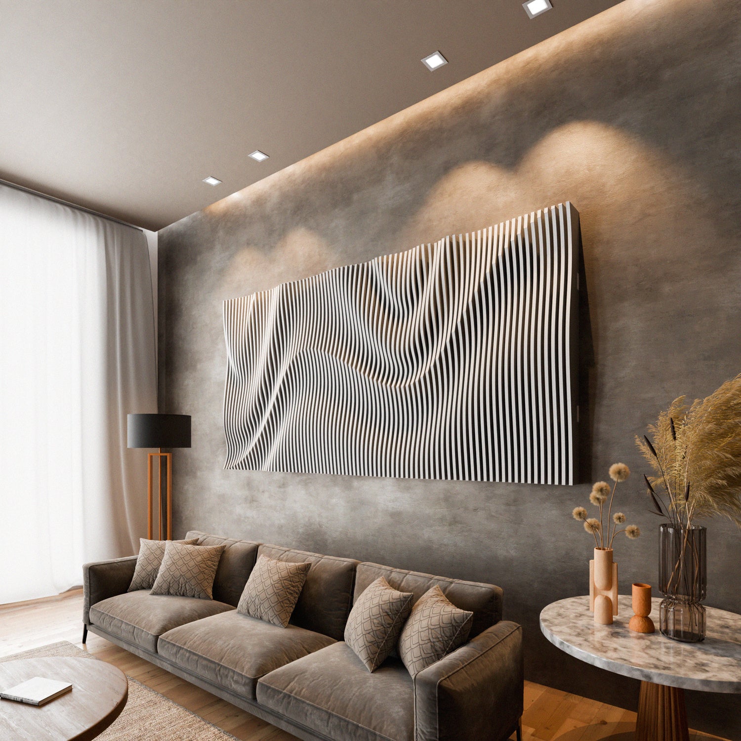 Parametric 3D Wood Wall Art Panel