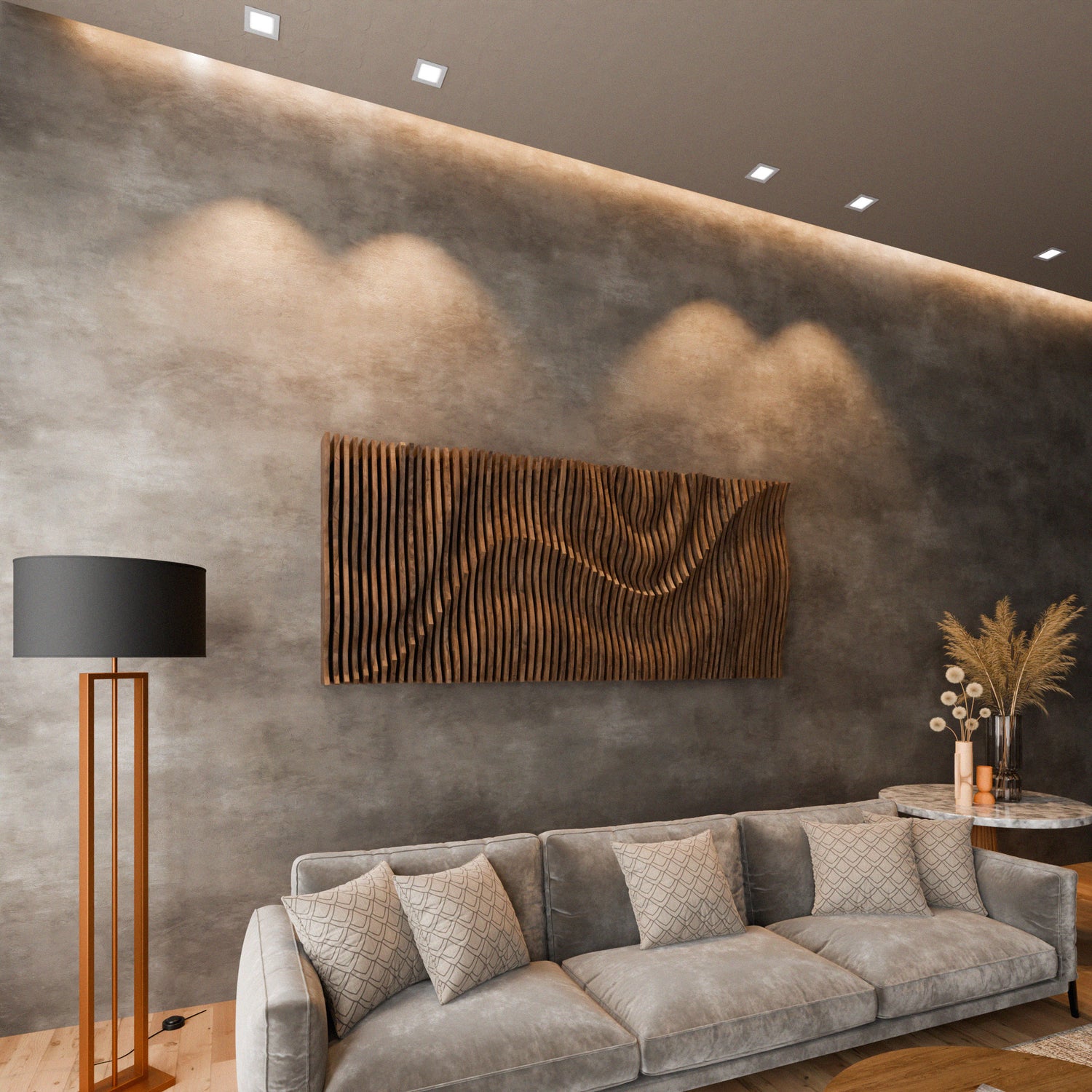 Parametric 3D Wood Wall Art Panel