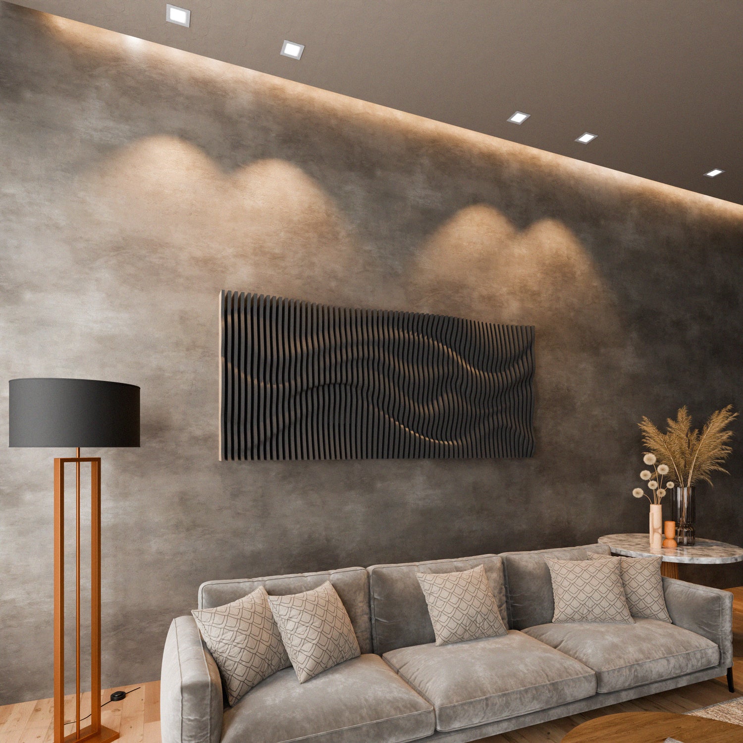 Parametric 3D Wood Wall Art Panel