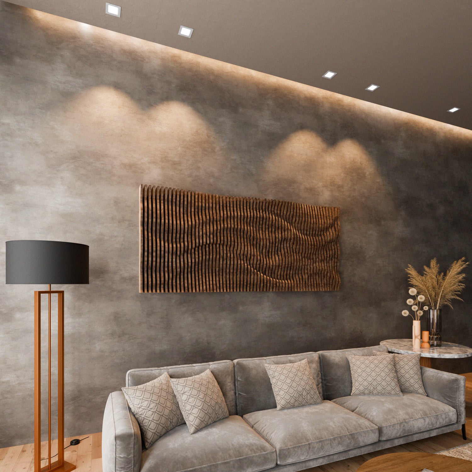 Parametric 3D Wood Wall Art Panel