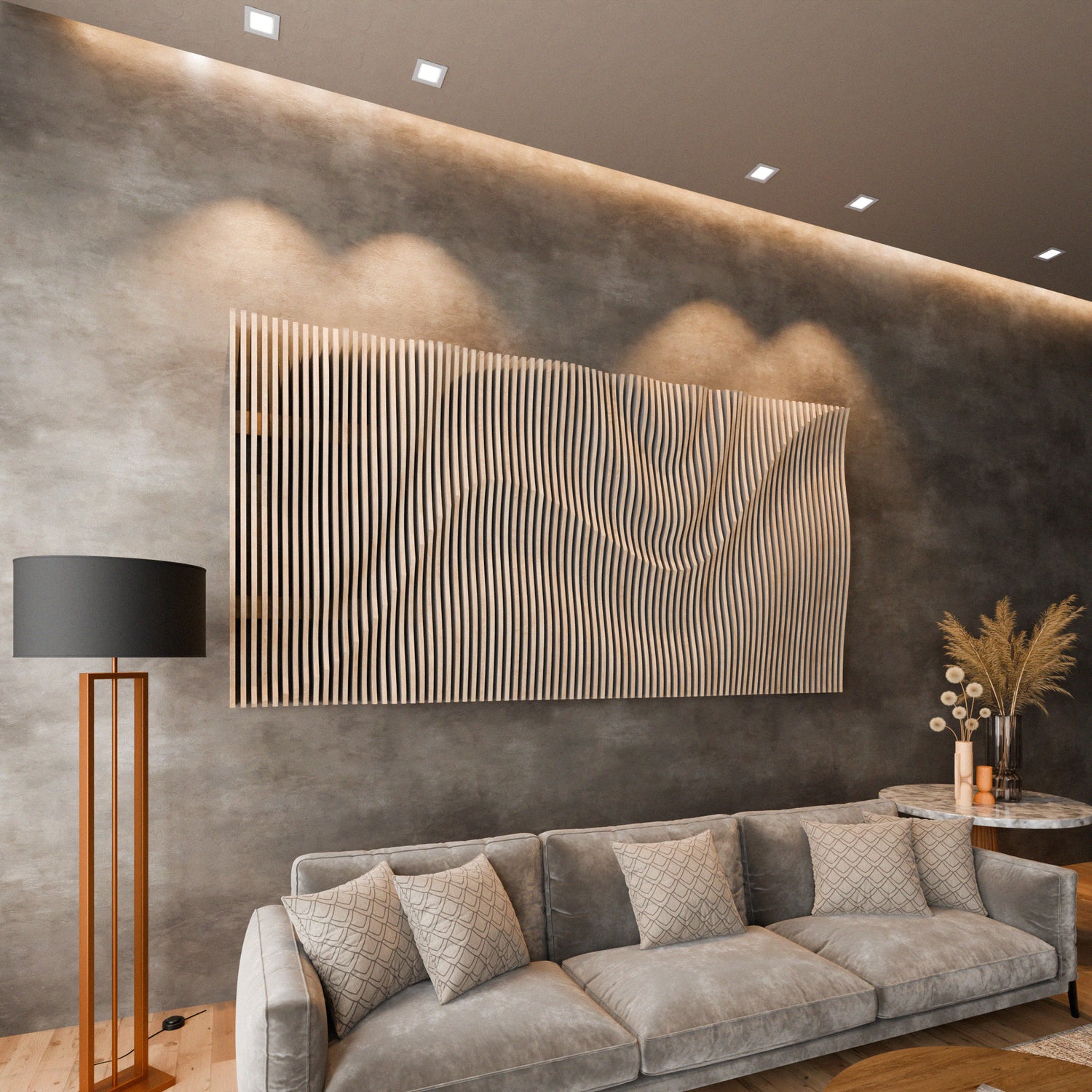 Parametric 3D Wood Wall Art Panel