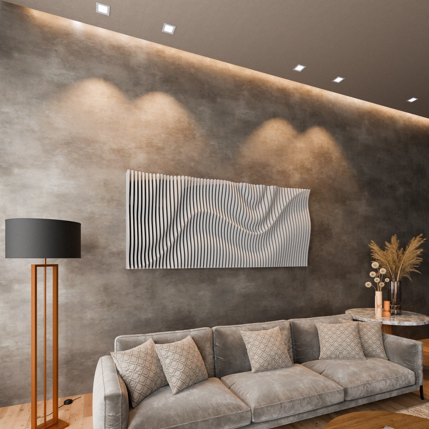 Parametric 3D Wood Wall Art Panel