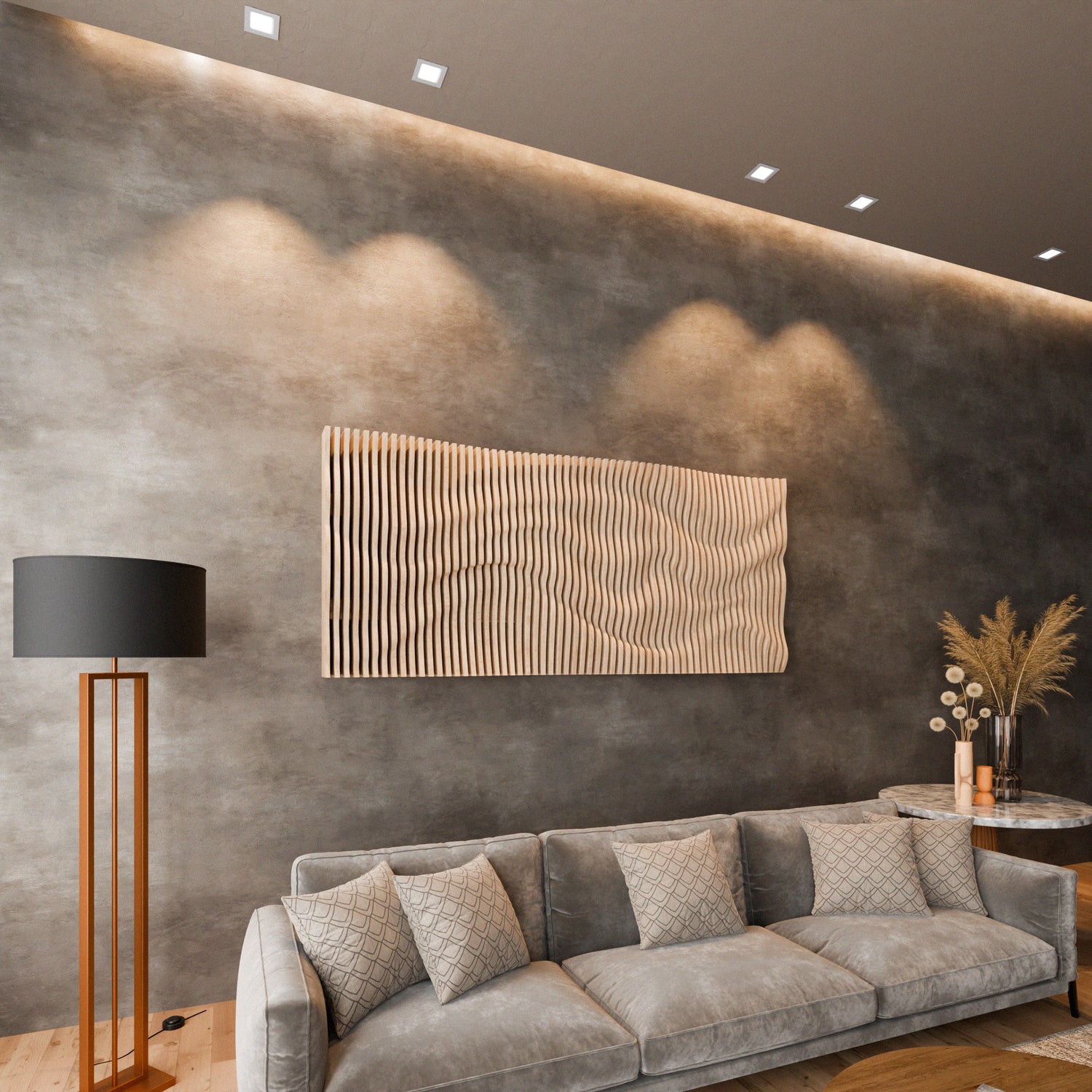 Parametric 3D Wood Wall Art Panel