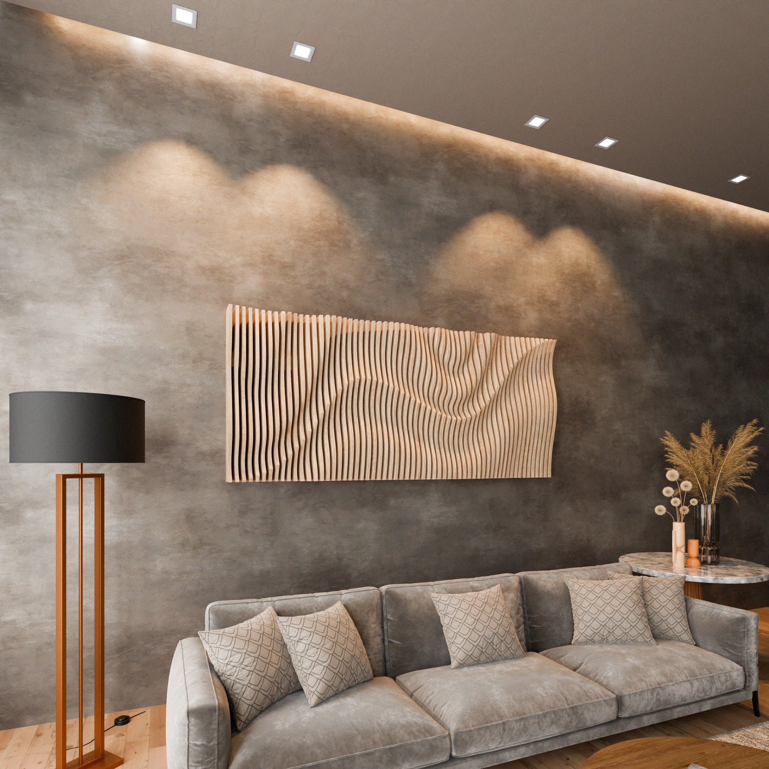 Parametric 3D Wood Wall Art Panel