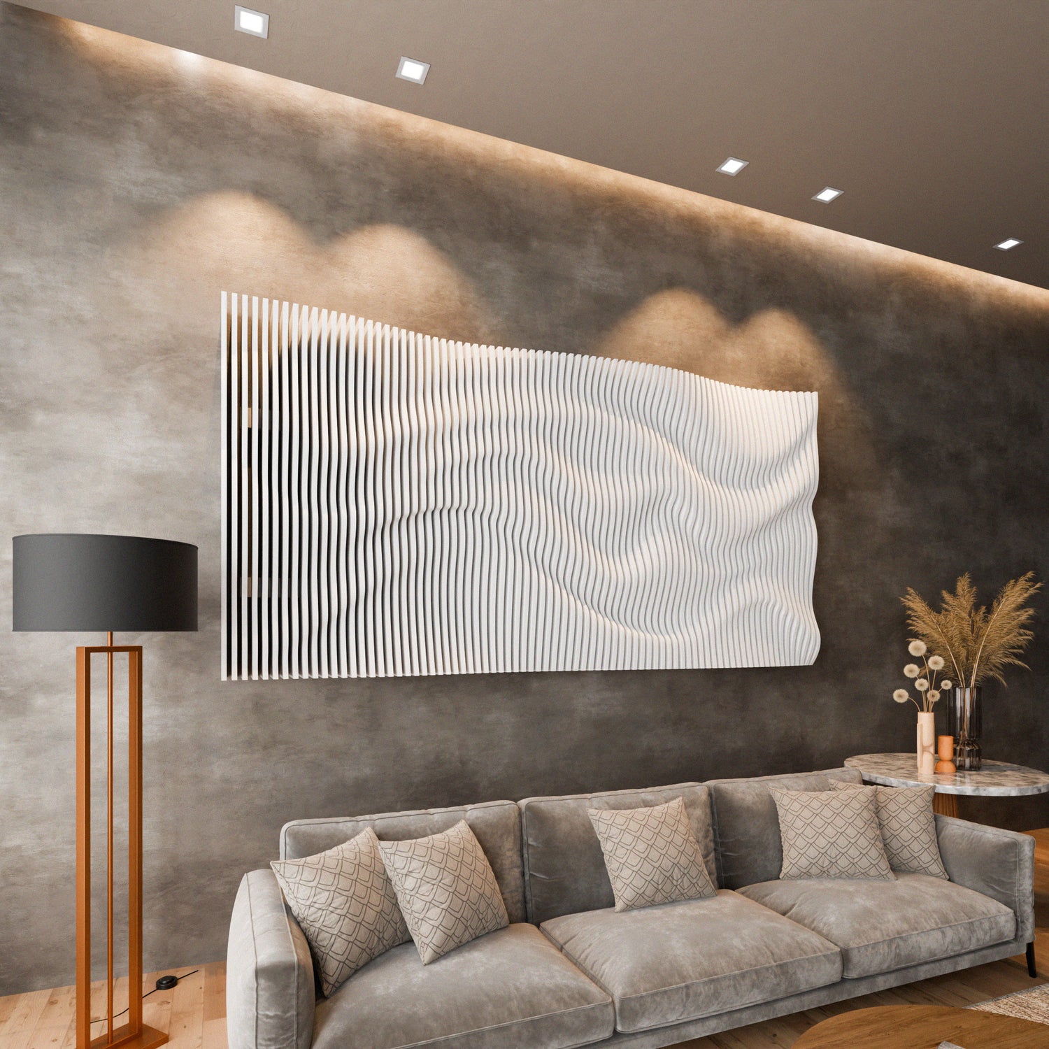 Parametric 3D Wood Wall Art Panel