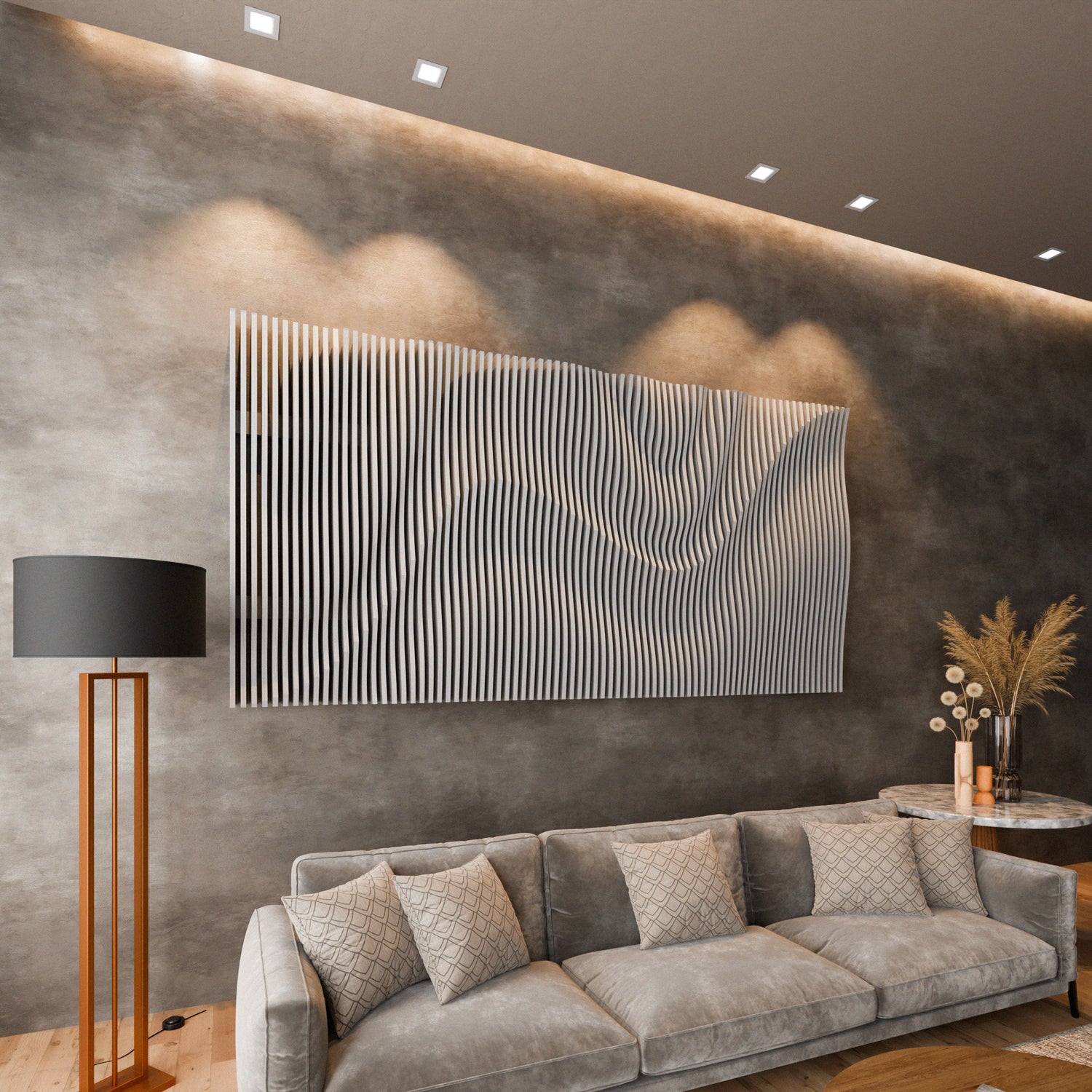 Parametric 3D Wood Wall Art Panel