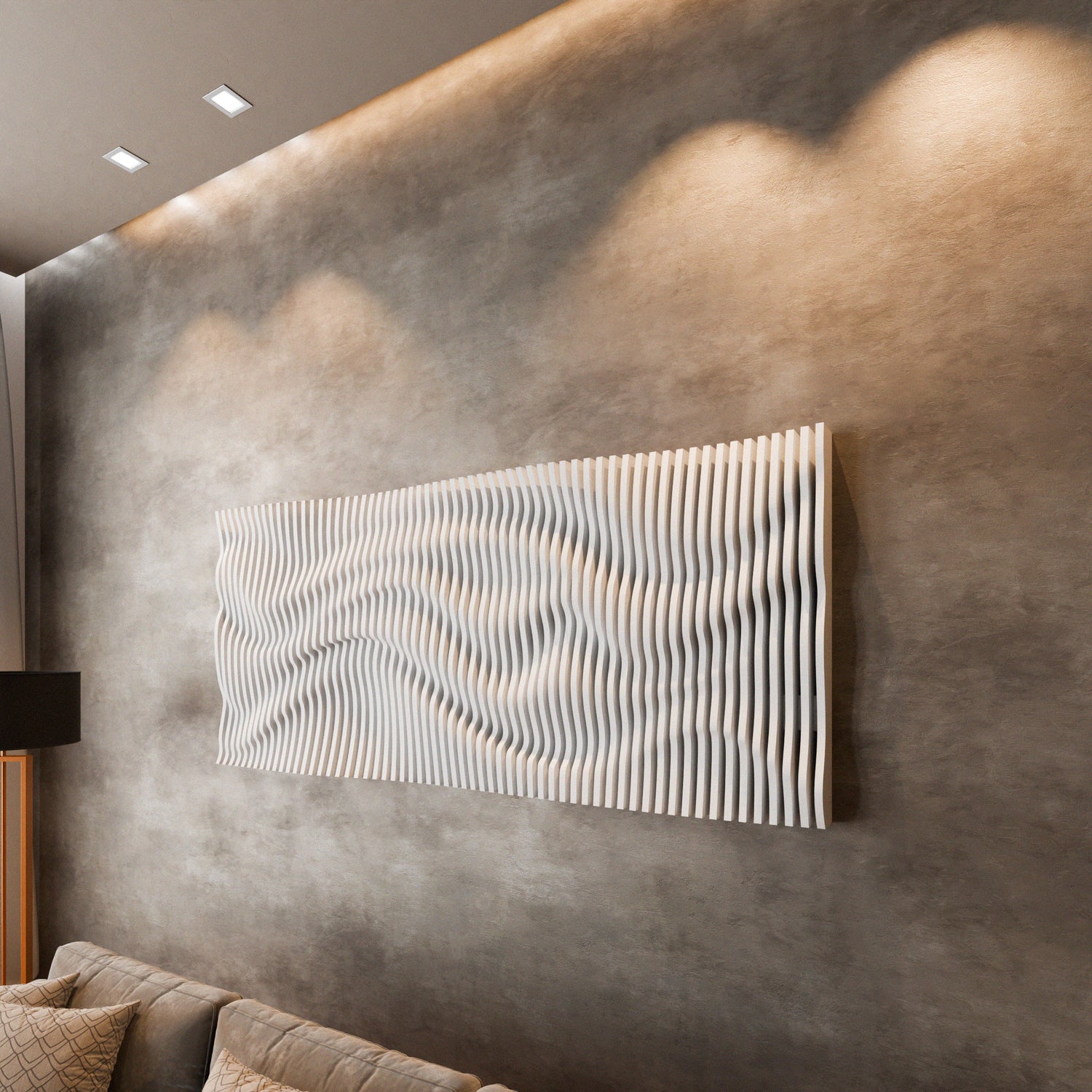 Parametric 3D Wood Wall Art Panel
