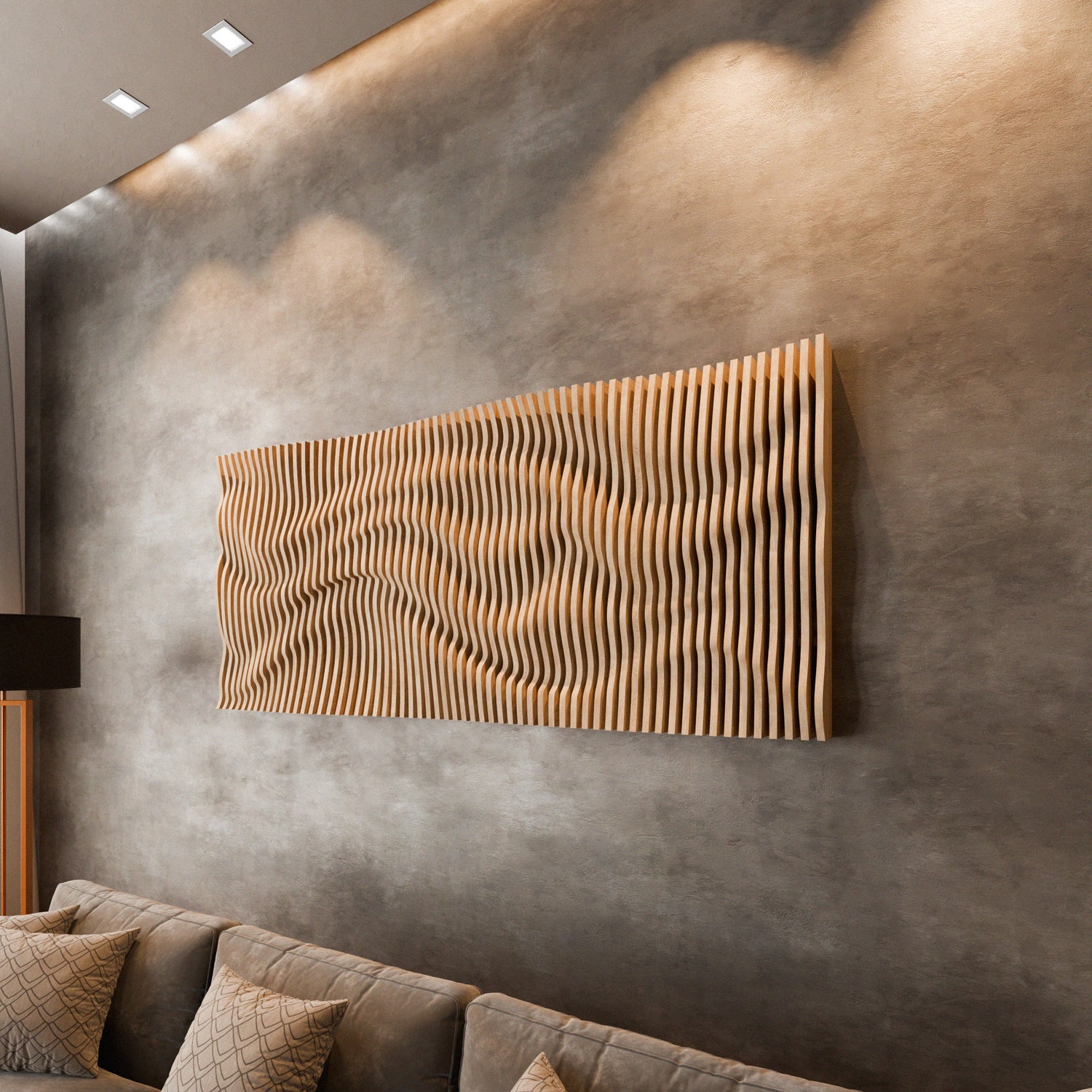 Parametric 3D Wood Wall Art Panel