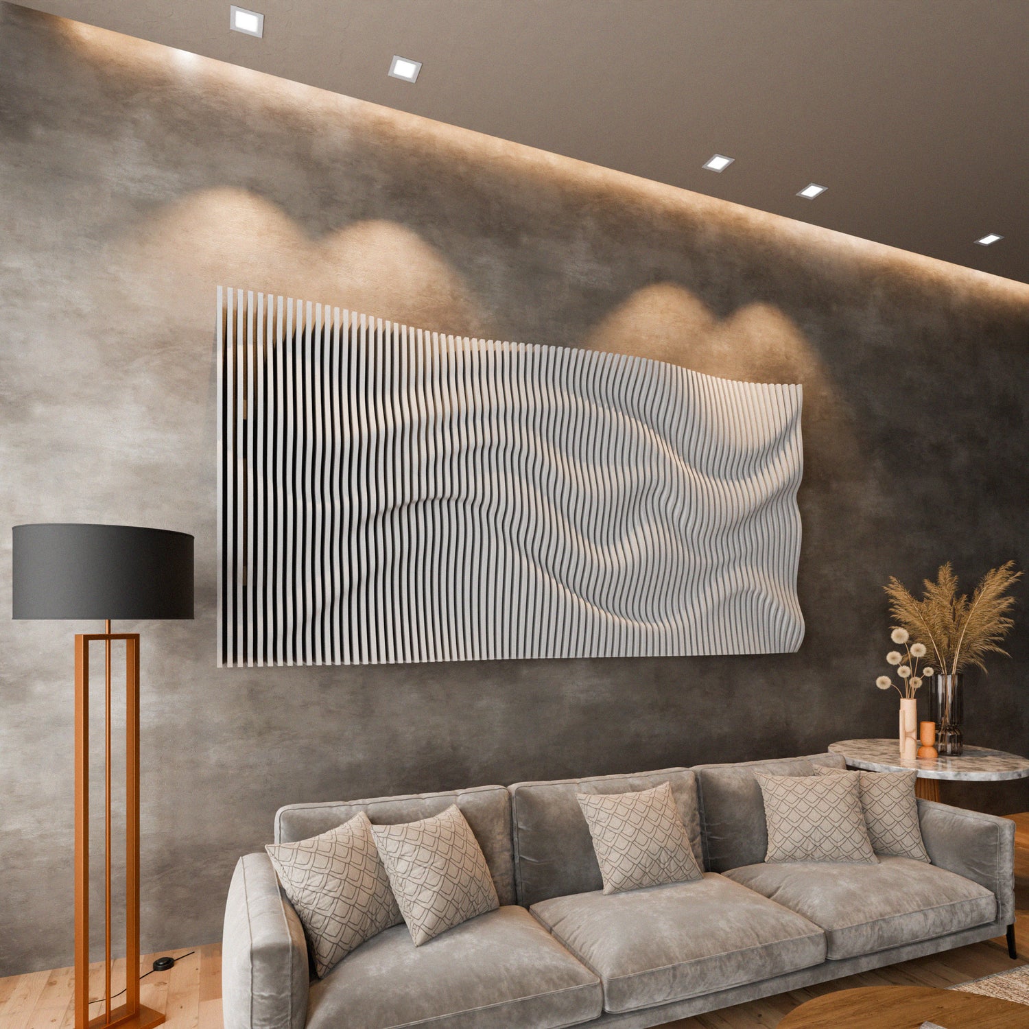 Parametric 3D Wood Wall Art Panel