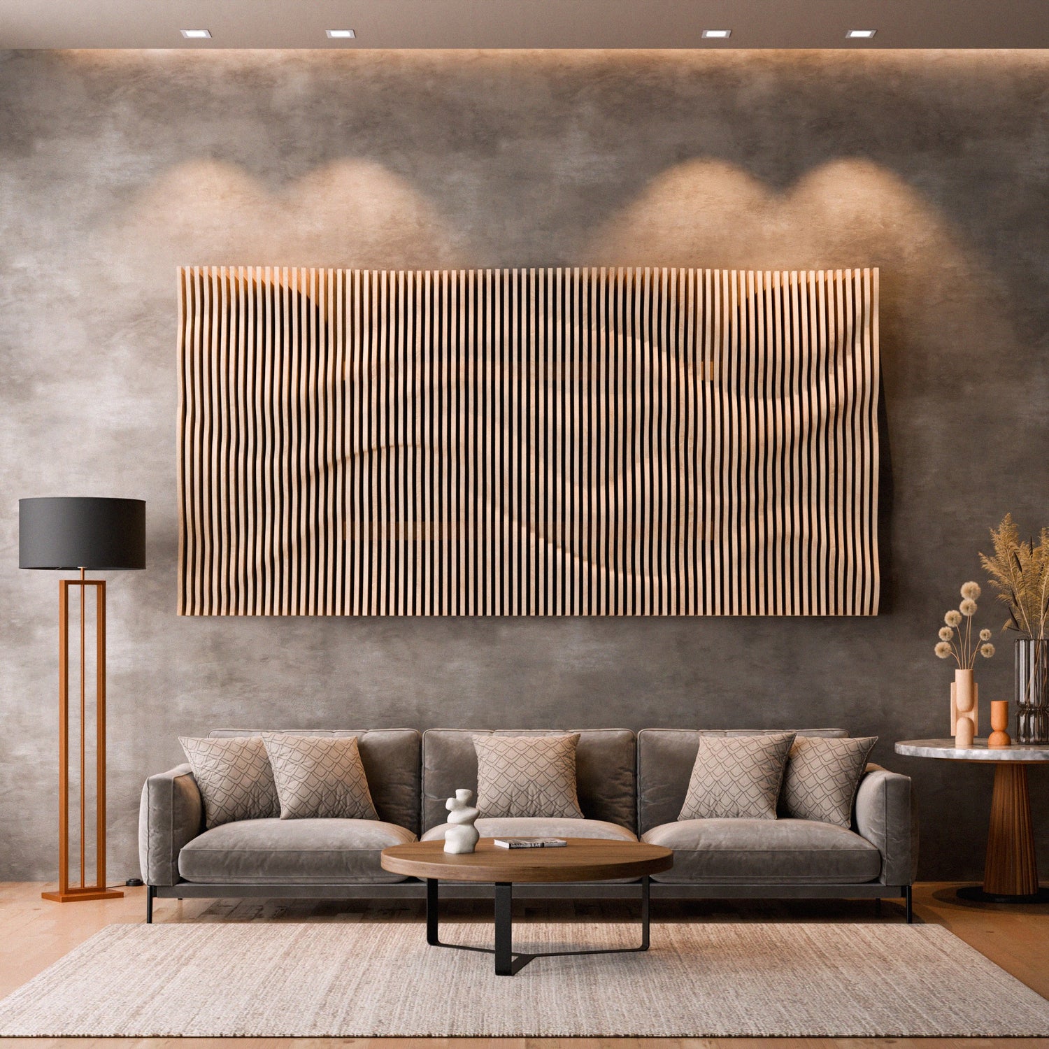 Parametric 3D Wood Wall Art Panel 