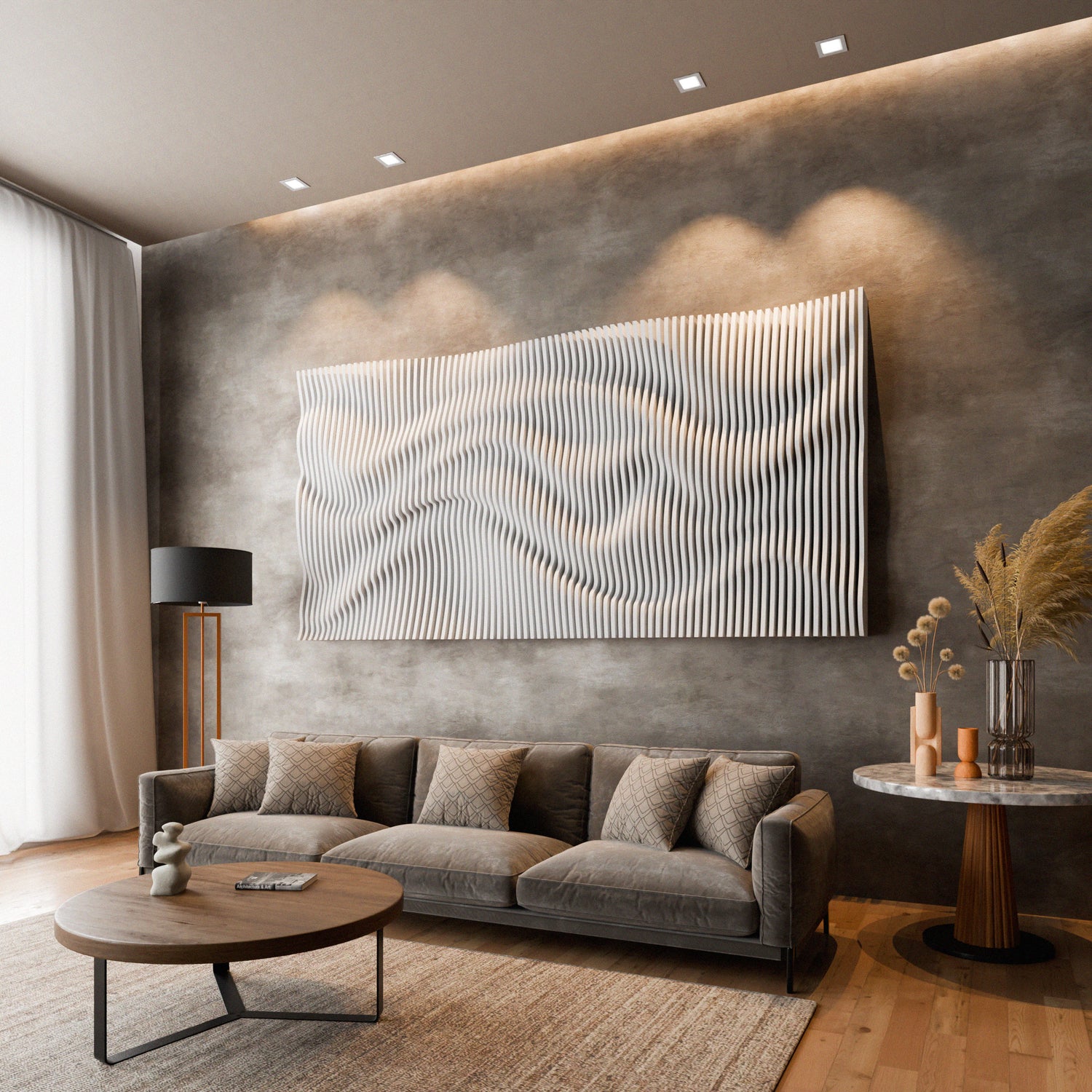 Parametric 3D Wood Wall Art Panel 