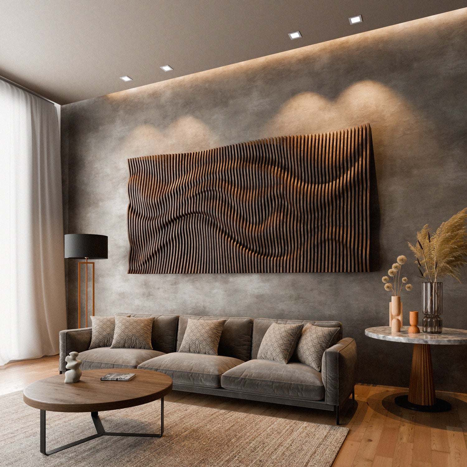 Parametric 3D Wood Wall Art Panel 