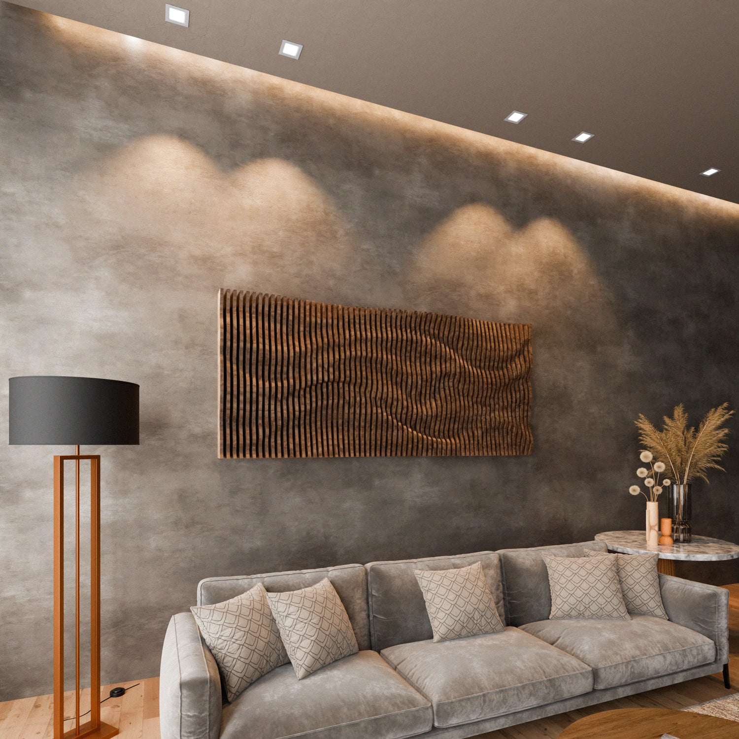 Parametric 3D Wood Wall Art Panel 