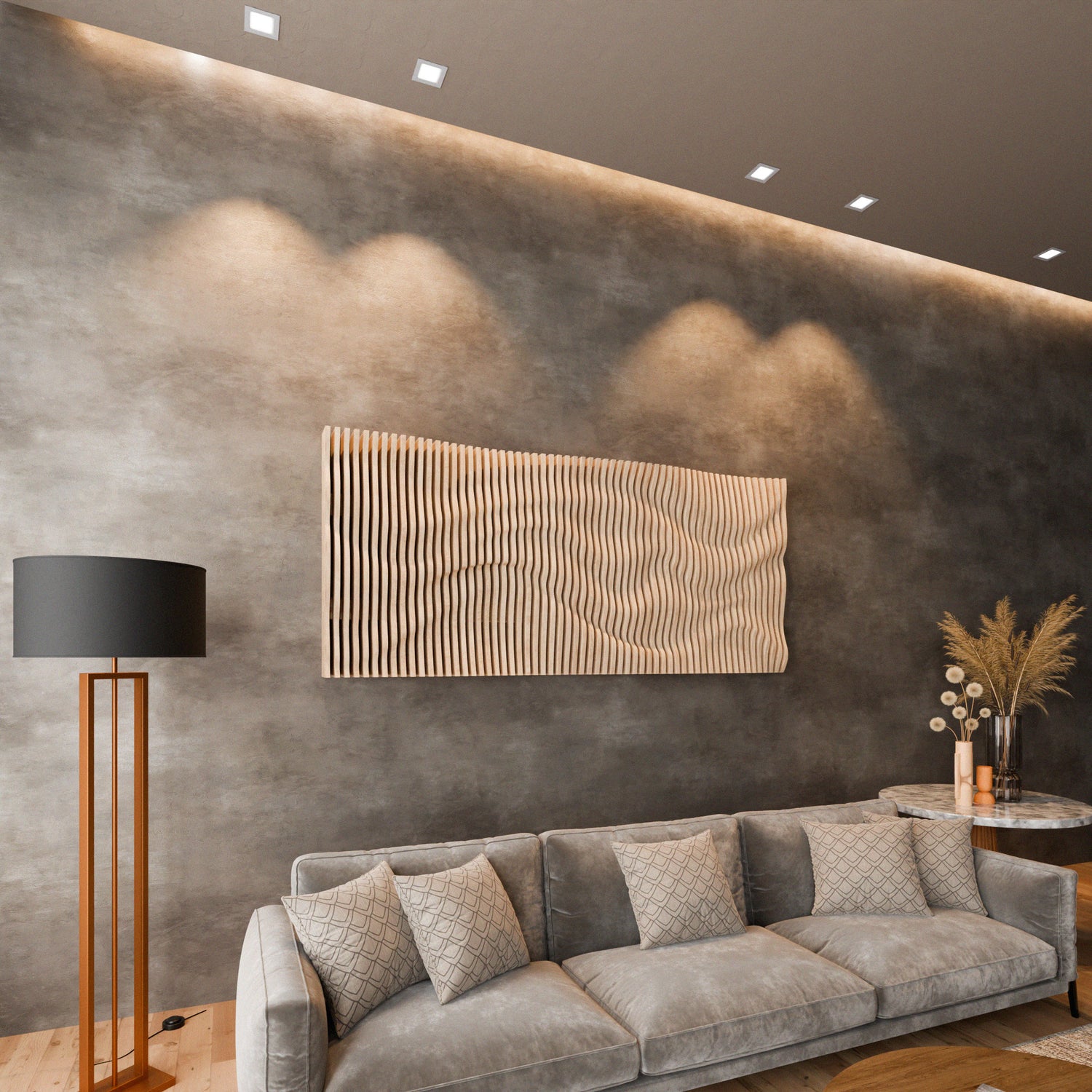 Parametric 3D Wood Wall Art Panel 