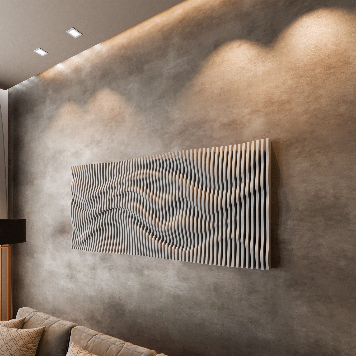 Parametric 3D Wood Wall Art Panel 